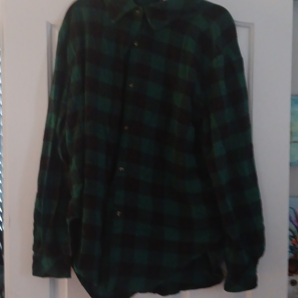 Blue Rain XL flannel shirt size XL only worn once and washed.